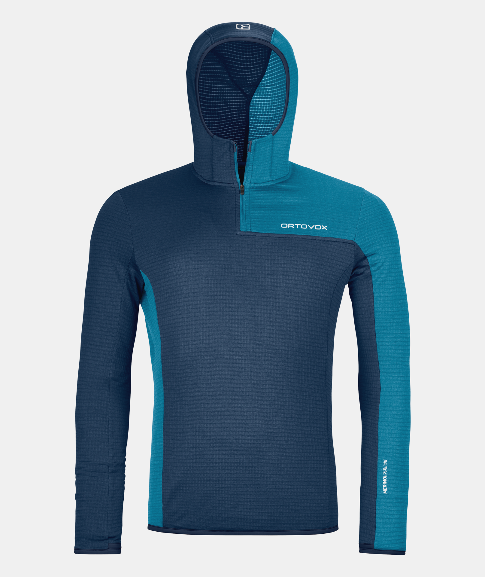 ORTOVOX FLEECE LIGHT GRID ZN HOODY M | Pullover | ORTOVOX